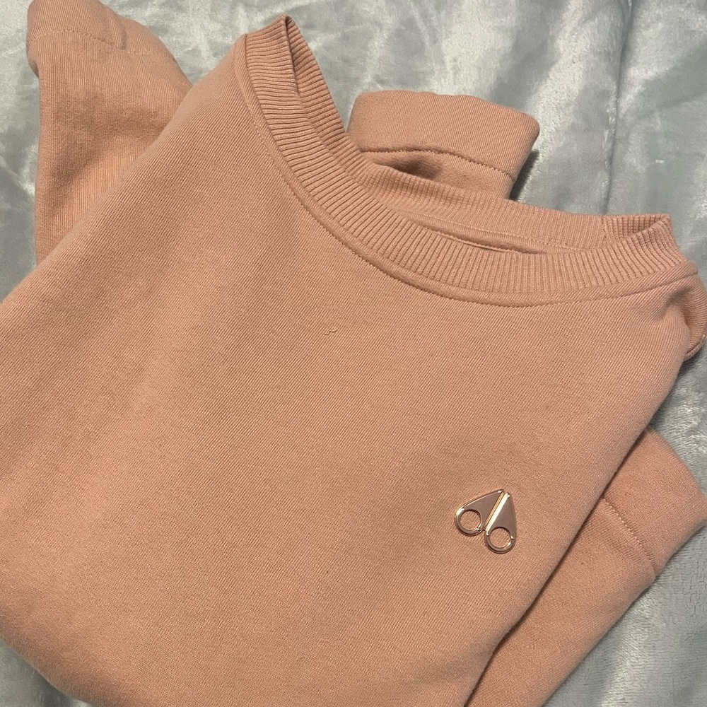 Rose Gold Moose Knuckle Crew Neck Sweater